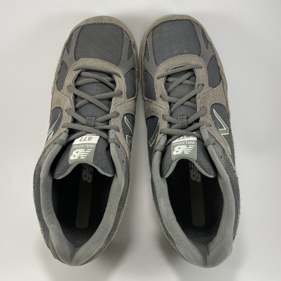 New Balance 877 Walking Shoes Mens Size 10.5 Extra Wide EEEE Gray Suede Lace Up - Picture 5 of 9